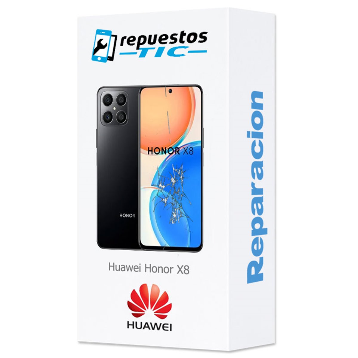 Cambio pantalla Huawei Honor X8 completa LCD + tactil 