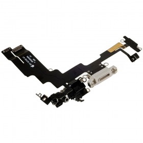 Cable flex con conector de carga lightning para Apple iPhone 14 Plus color Blanco
