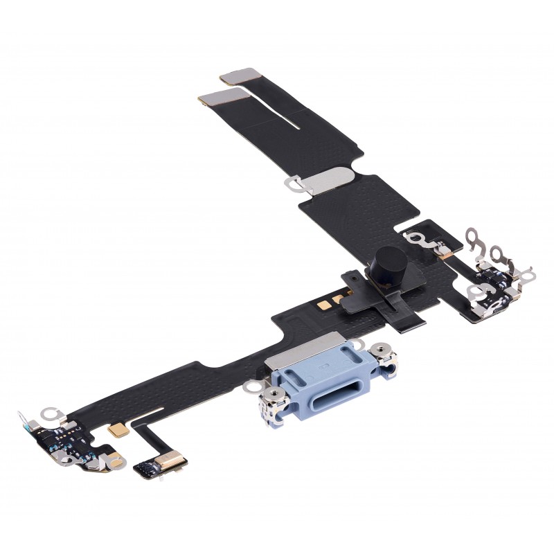 Cable flex con conector de carga lightning para Apple iPhone 14 Plus color Azul