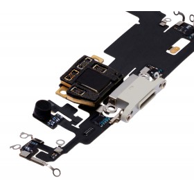 Flex de carga y micro iPhone 11 Pro Max  color Plata