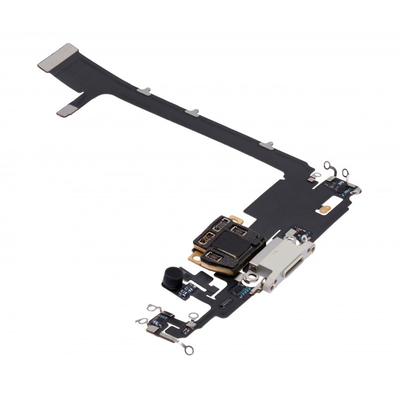 Flex de carga y micro iPhone 11 Pro Max  color Plata