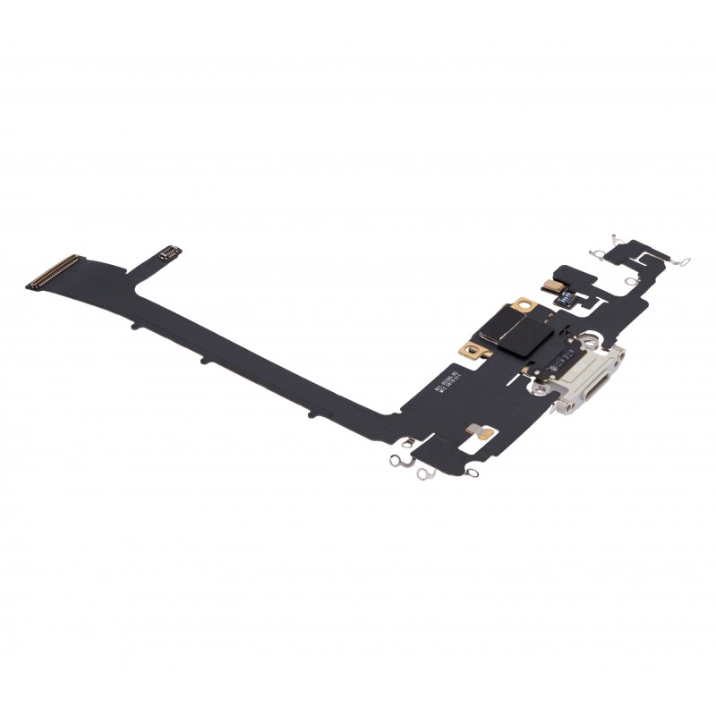 Flex de carga y micro iPhone 11 Pro Max  color Plata
