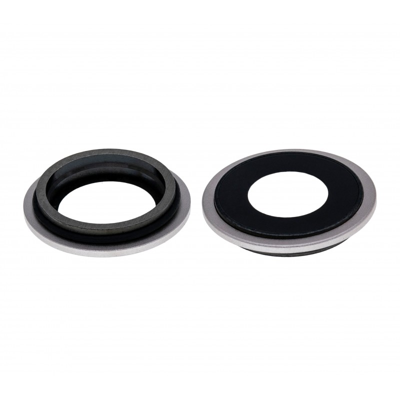 Set Lentes camara trasera con marco iPhone 12 color Blanco