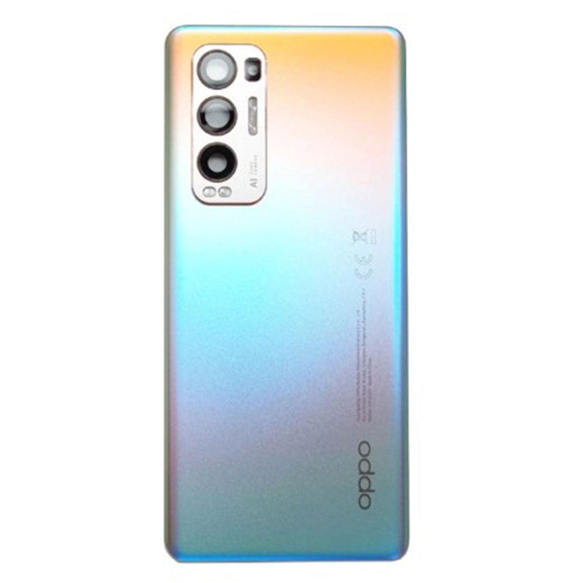 Tapa trasera original Oppo Find X3 5G Neo, Reno 5 Pro Plata