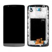 Ecrã completa com marco LG G3 PRETA