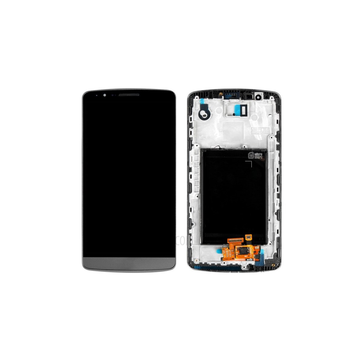 Pantalla completa con marco LG G3 negra