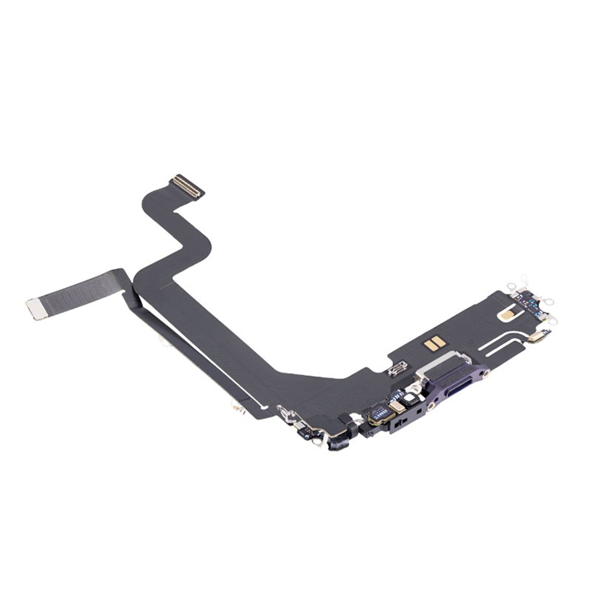 Flex conector de carga y micro iPhone 14 Pro Max Purpura