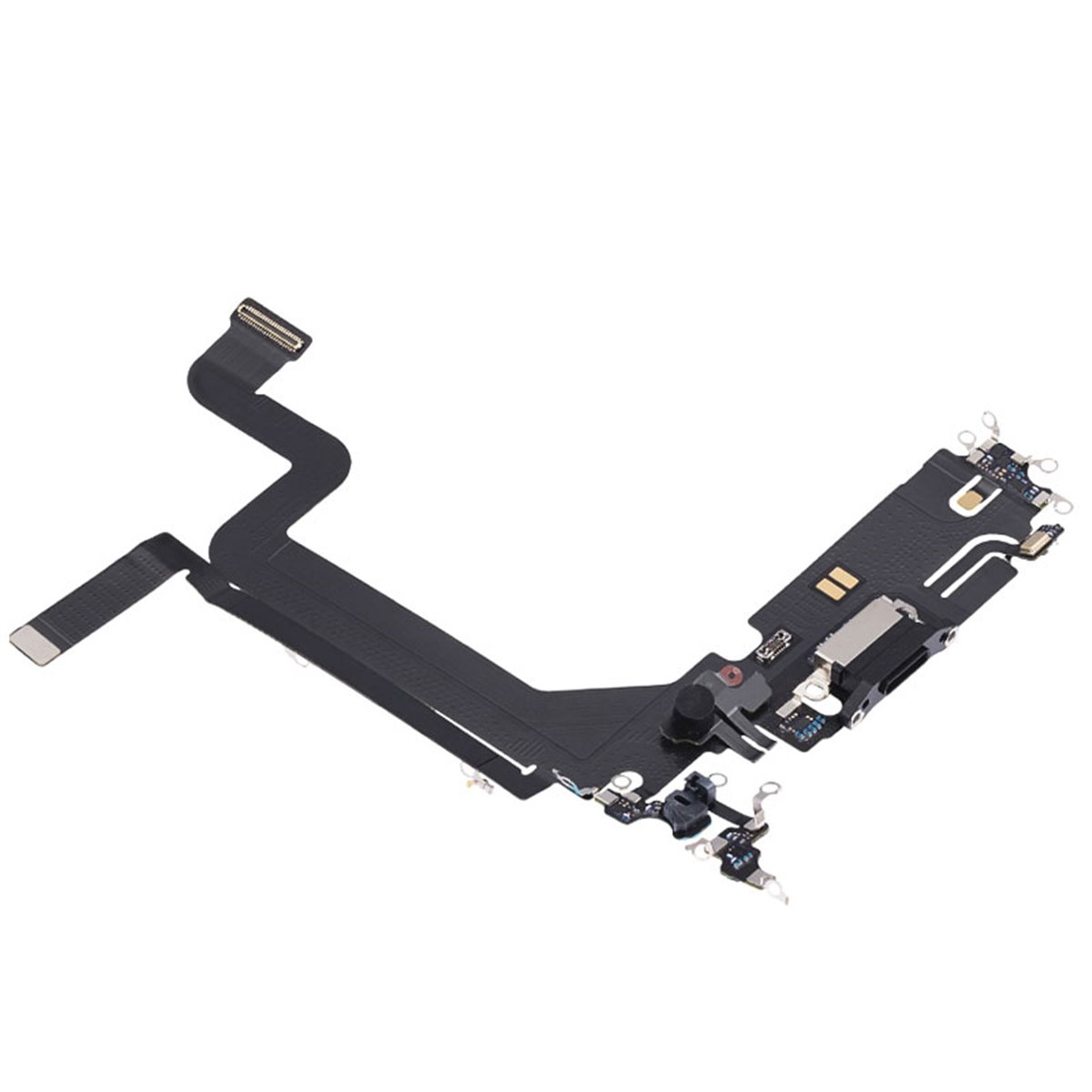 Flex conector de carga y micro iPhone 14 Pro Max Negro