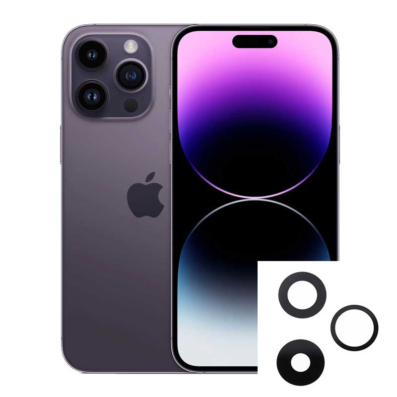 Cambio lente de camara trasera iPhone 14 Pro Max 