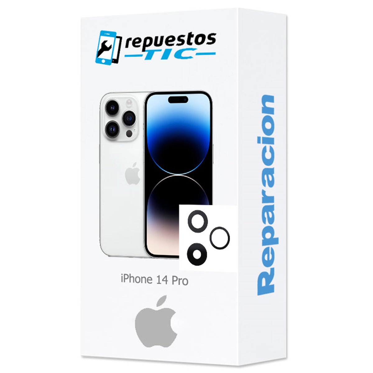 Cambio lente de camara trasera iPhone 14 Pro 