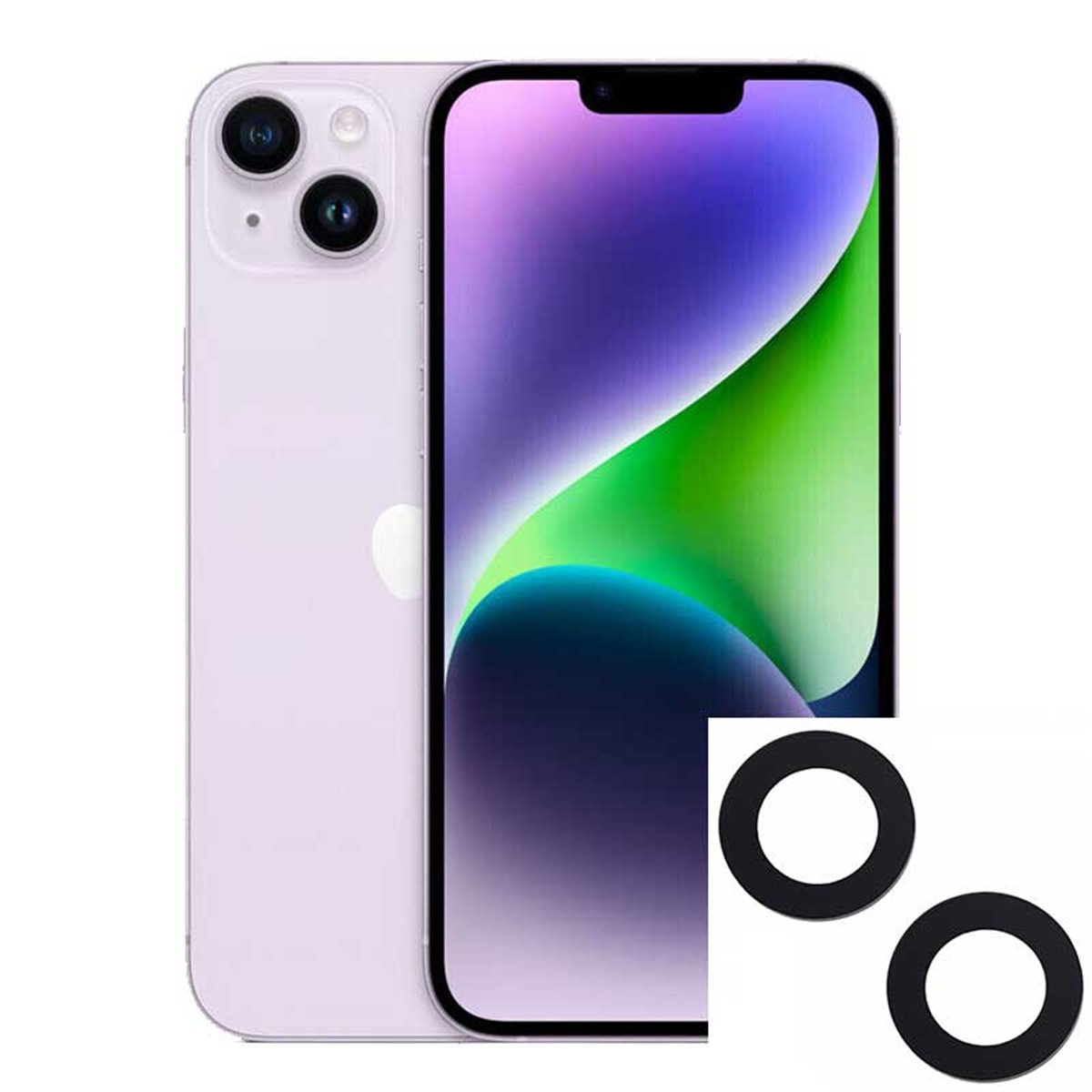Cambio lente de camara trasera iPhone 14 Plus 