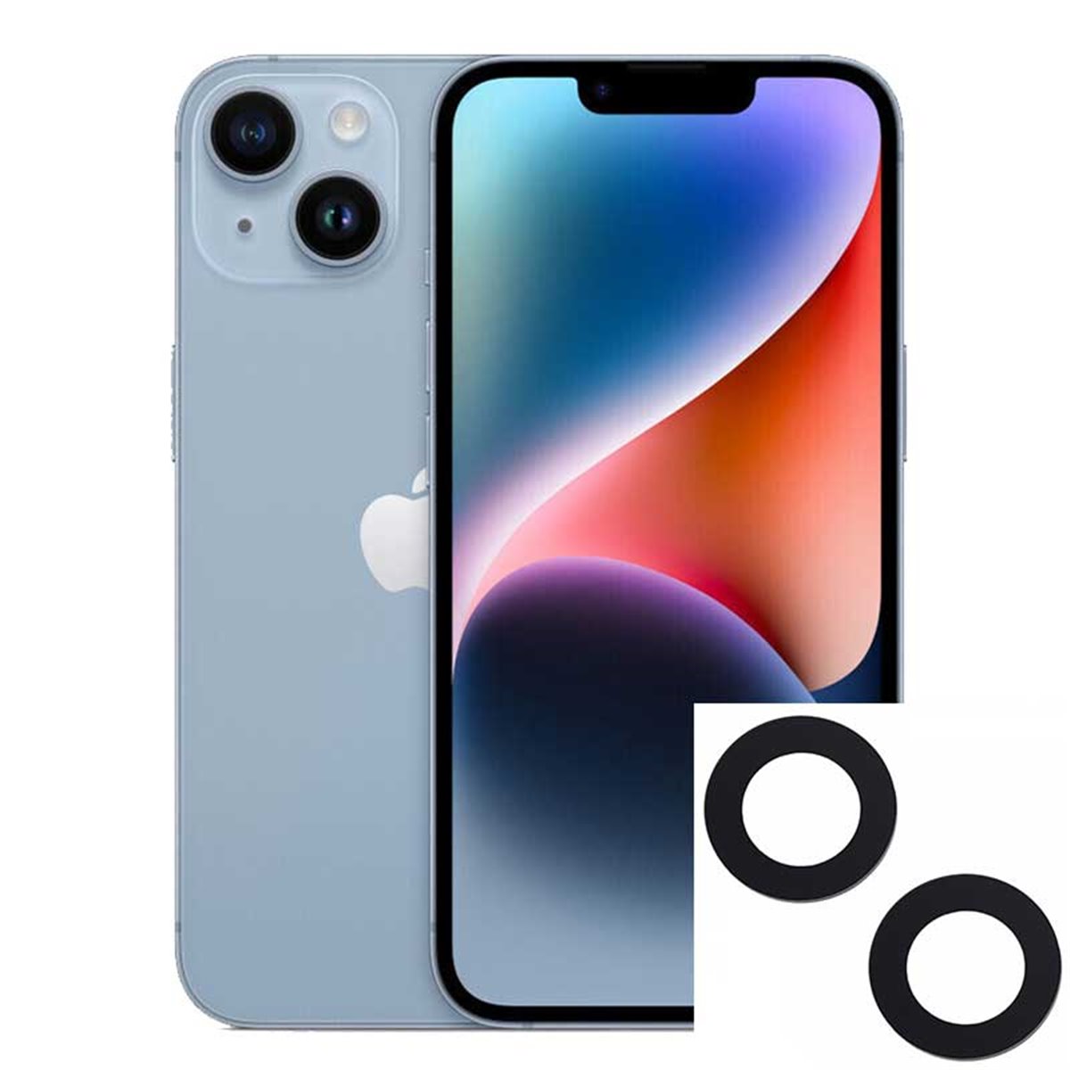 Cambio lente de camara trasera iPhone 14 