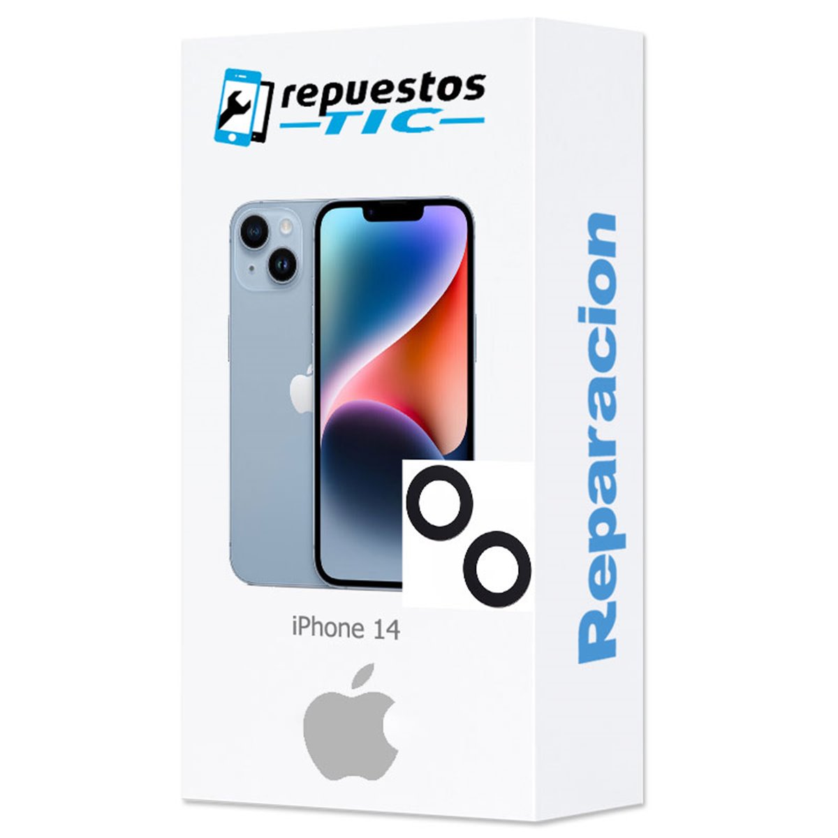Cambio lente de camara trasera iPhone 14 