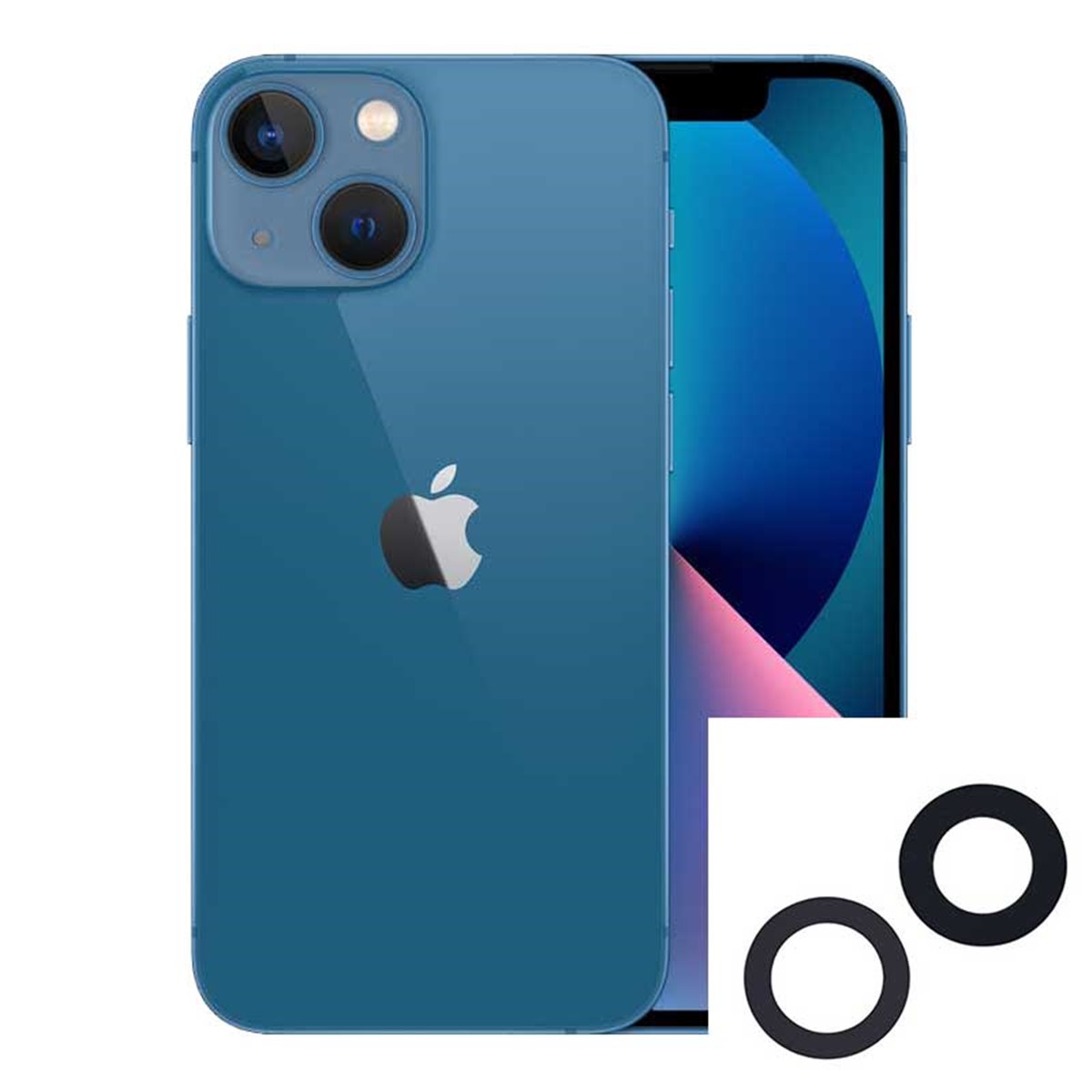 Cambio lente de camara trasera iPhone 13 Mini 