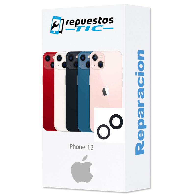 Cambio lente de camara trasera iPhone 13 