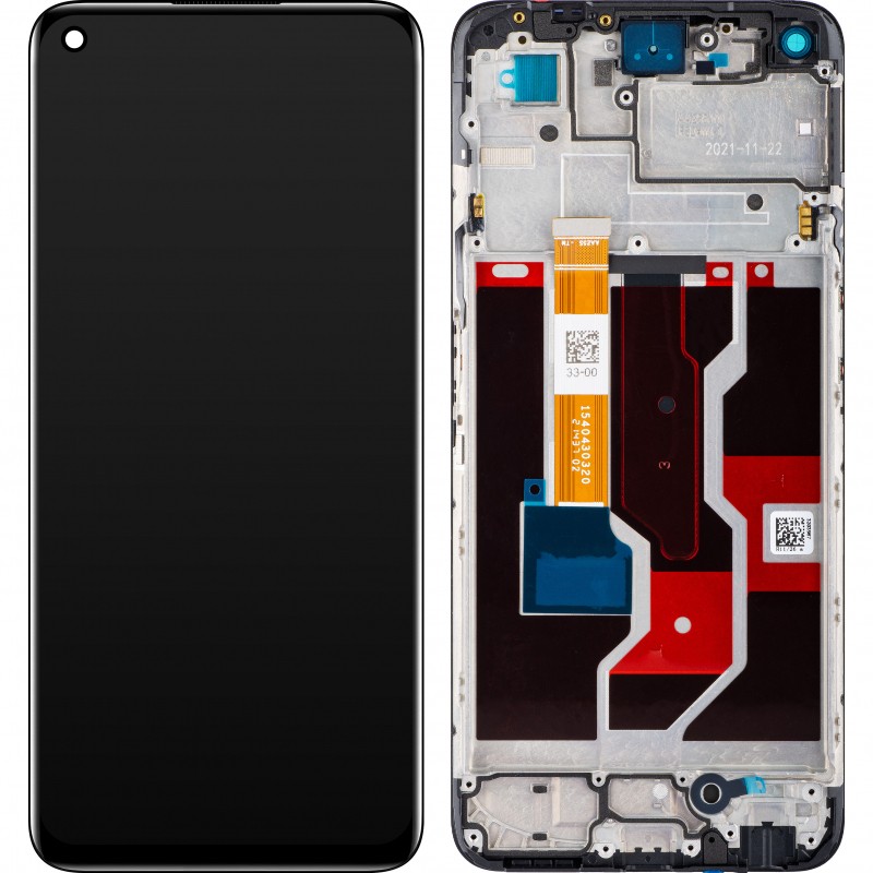 Pantalla original Realme 9i Service Pack con marco