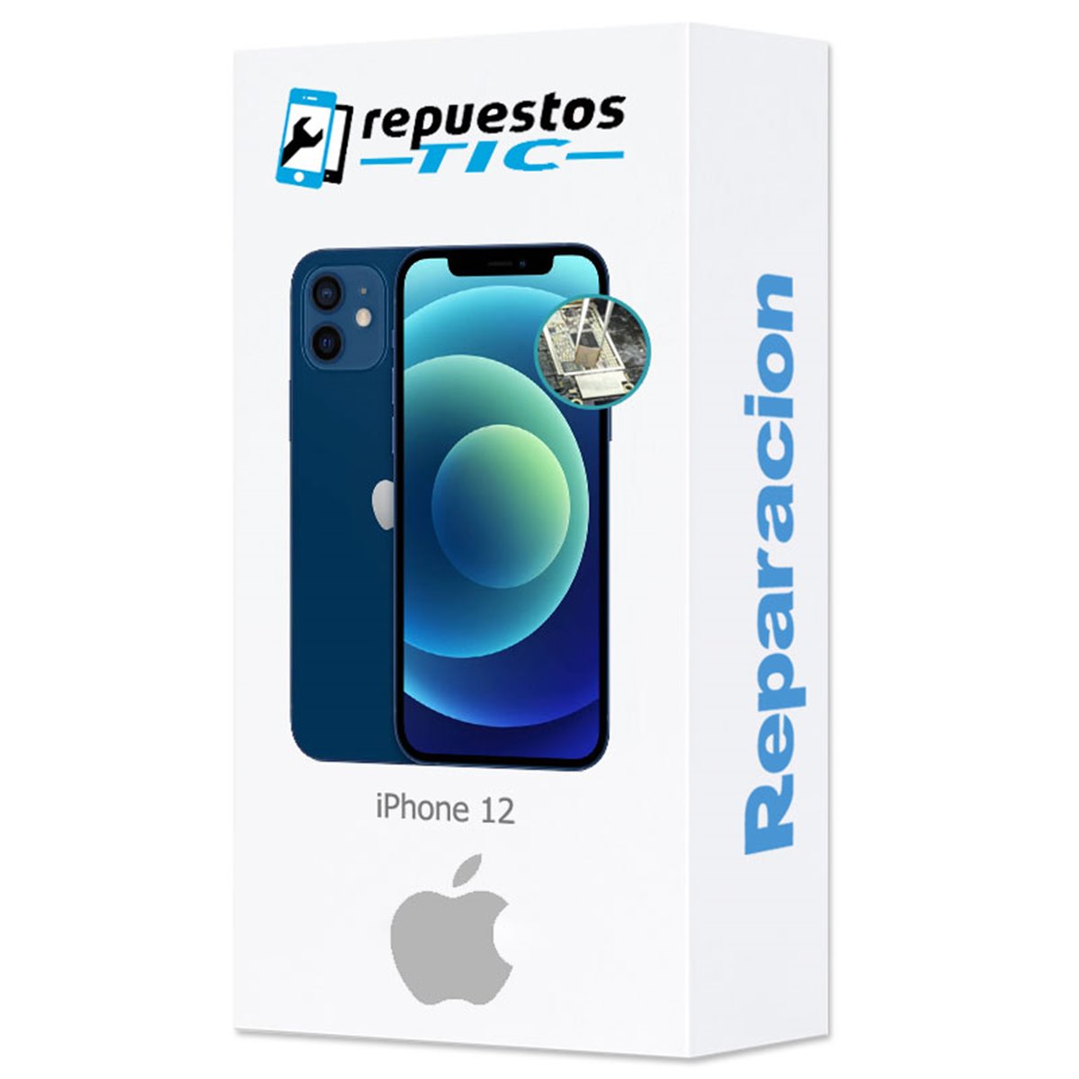 Reparacion fallo de imagen iPhone 12 (chip ic de backlight)