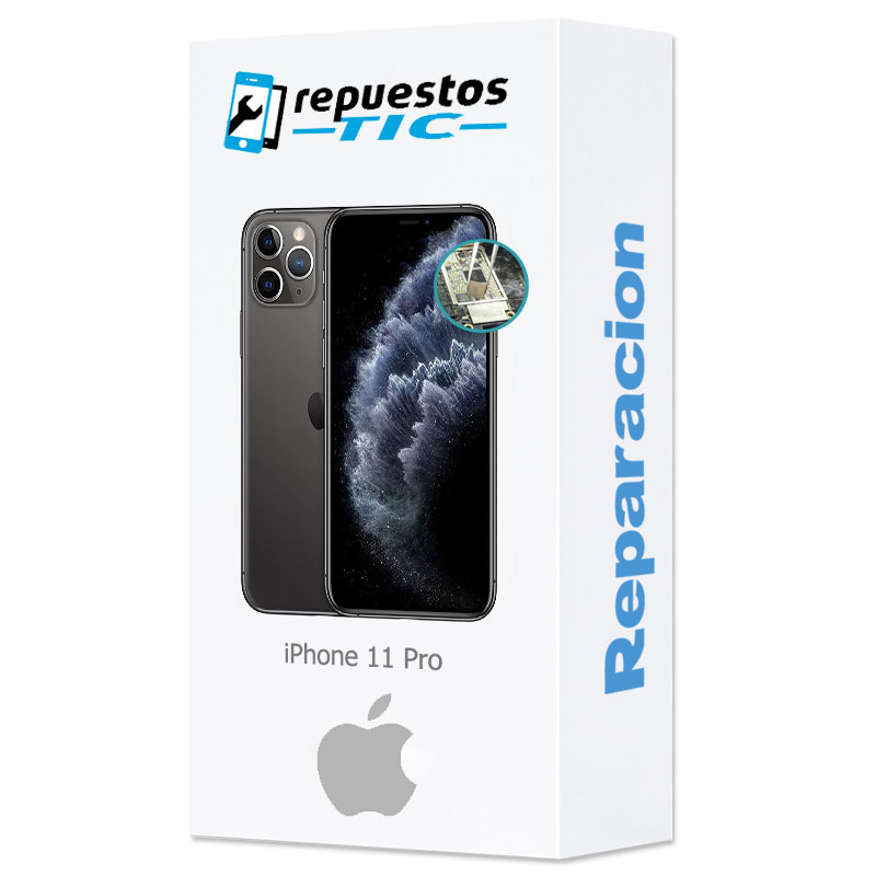 Reparacion fallo de imagen iPhone 11 Pro (chip ic de backlight)
