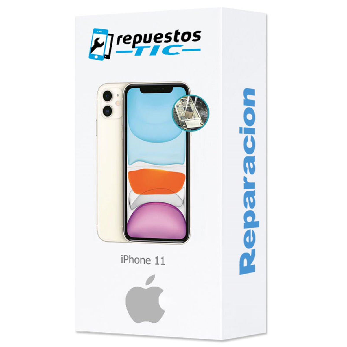Reparacion fallo de imagen iPhone 11 (chip ic de backlight)