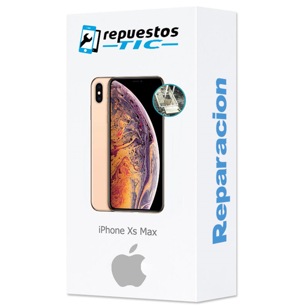 Reparacion fallo de imagen iPhone Xs Max (chip ic de backlight)