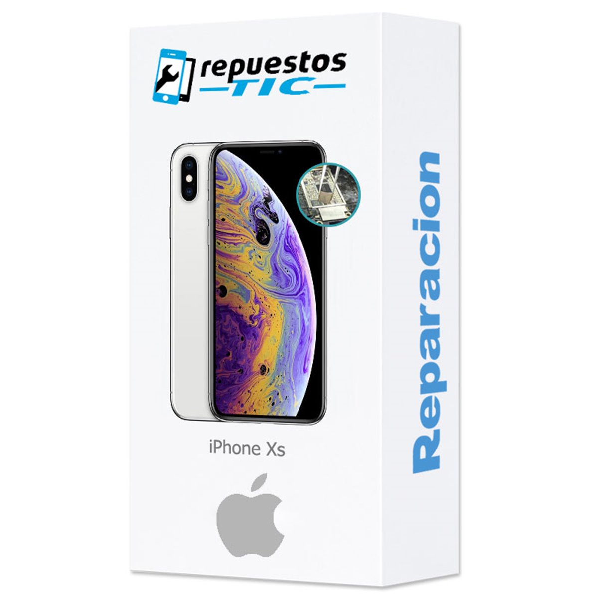 Reparacion fallo de imagen iPhone Xs (chip ic de backlight)