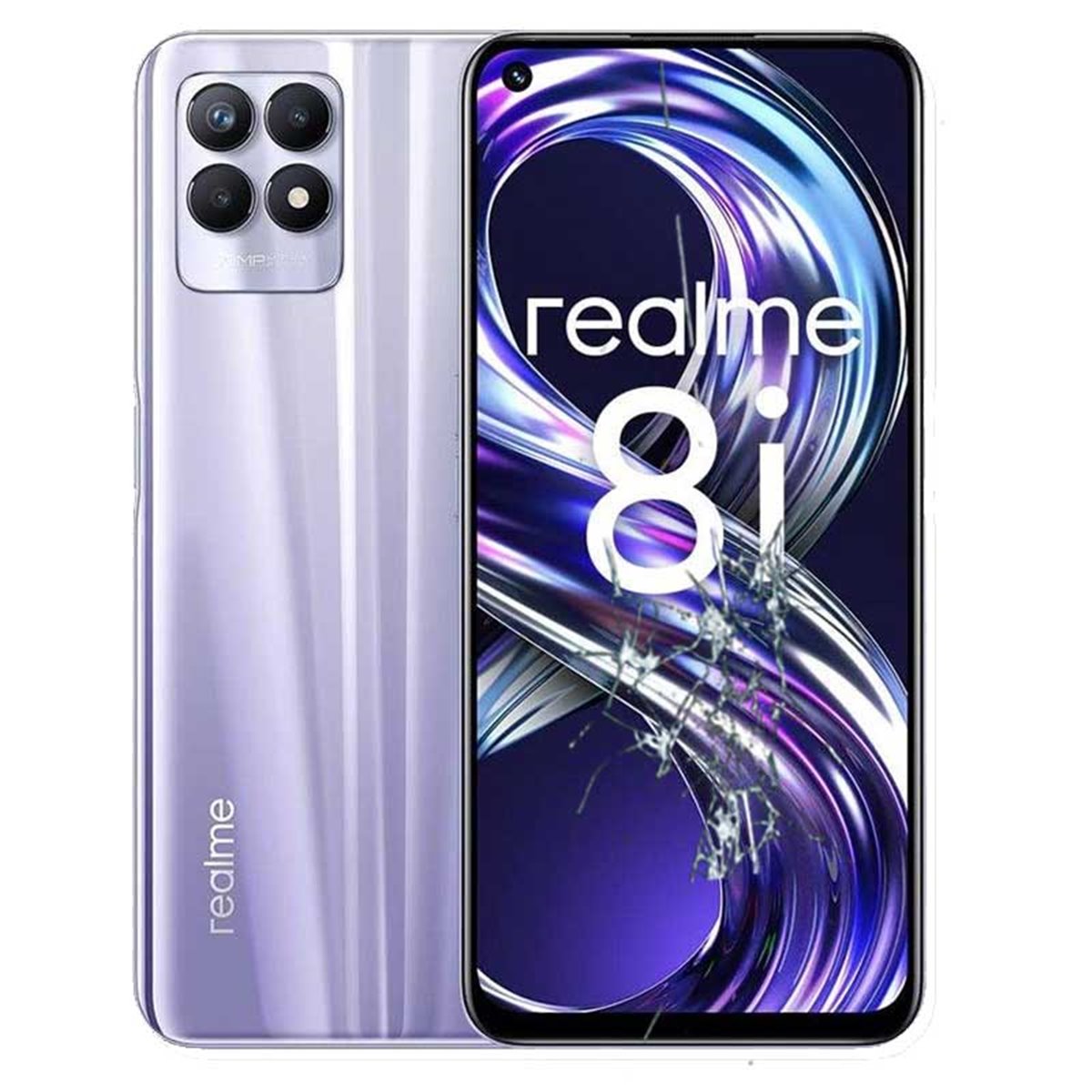 Cambio pantalla Realme 8i completa LCD + tactil 