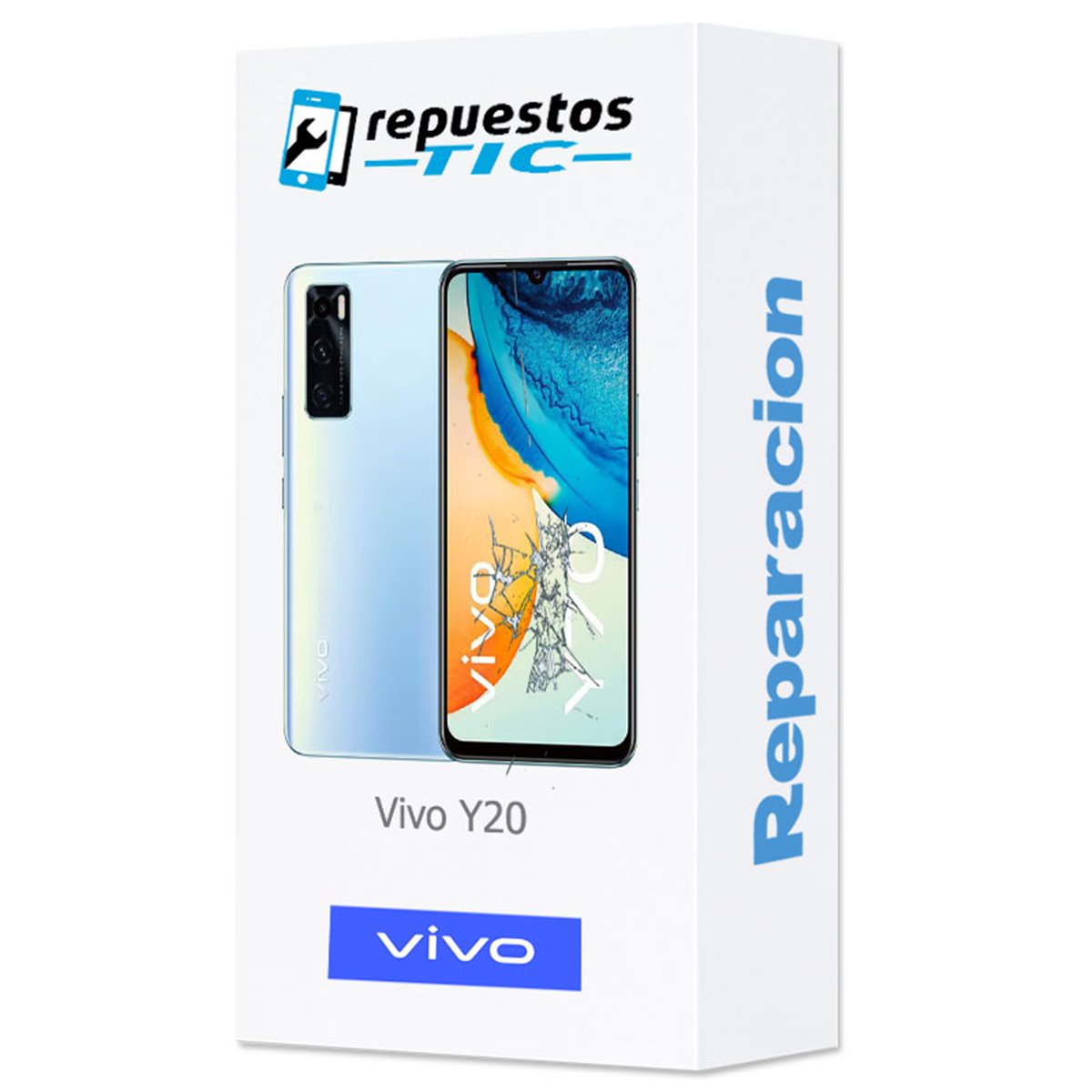 Cambio Pantalla Vivo Y20 completa LCD + tactil 