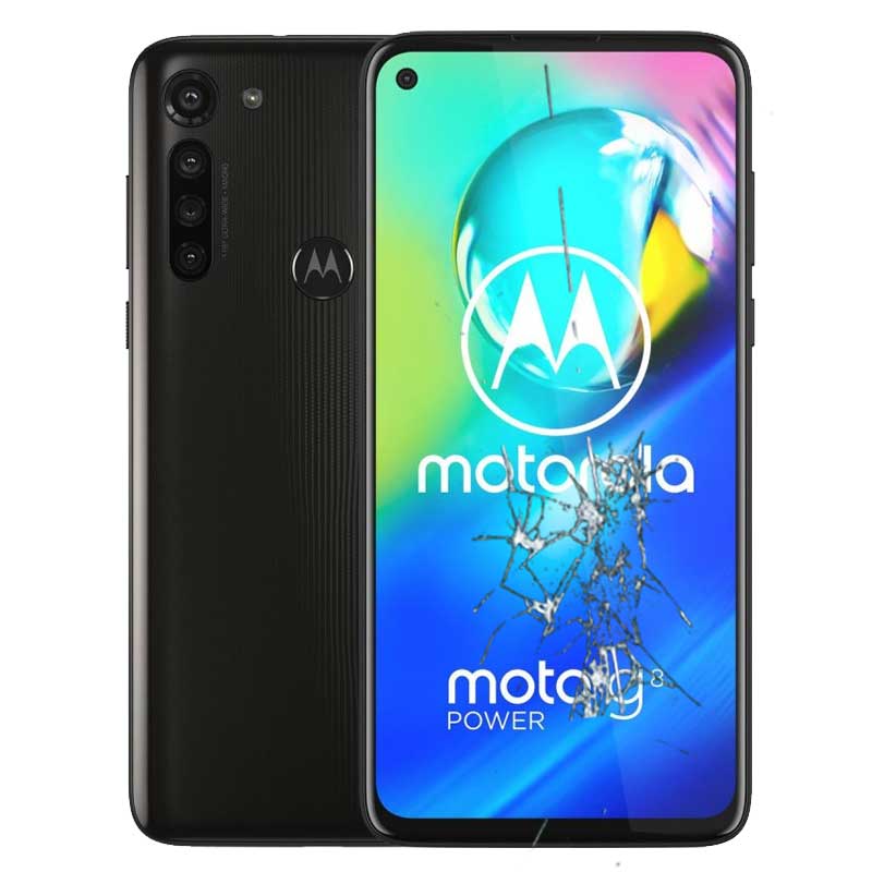 Cambio Pantalla Motorola G8 Power completa LCD + tactil 
