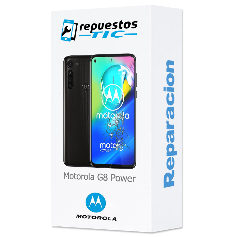 Cambio Pantalla Motorola G8 Power completa LCD + tactil 