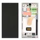 Pantalla original Samsung Galaxy S23 Ultra S918 Service Pack Blanca (Cream)
