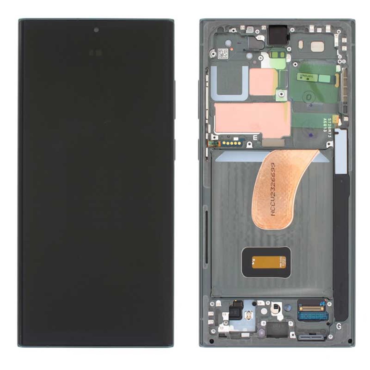 Pantalla original Samsung Galaxy S23 Ultra S918 Service Pack Verde