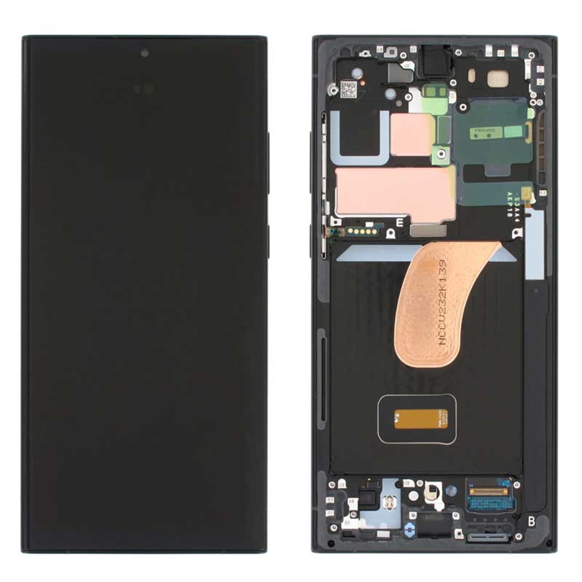 Pantalla original Samsung Galaxy S23 Ultra S918 Service Pack Roja