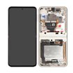 Pantalla original Samsung Galaxy Z Flip 3 5G F711B Service Pack Blanca (Cream)