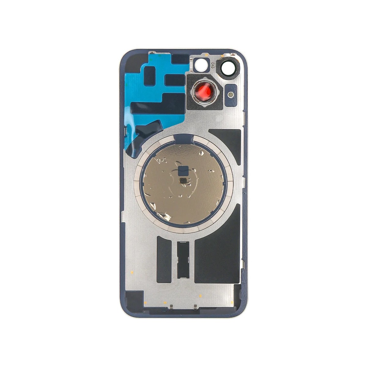 Tapa trasera con marco iPhone 14 Plus (facil instalacion) Blanca