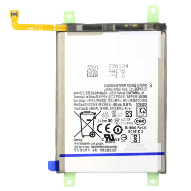 Bateria Samsung Galaxy A53 5G A536 EB-BA536ABY 5000 mAh