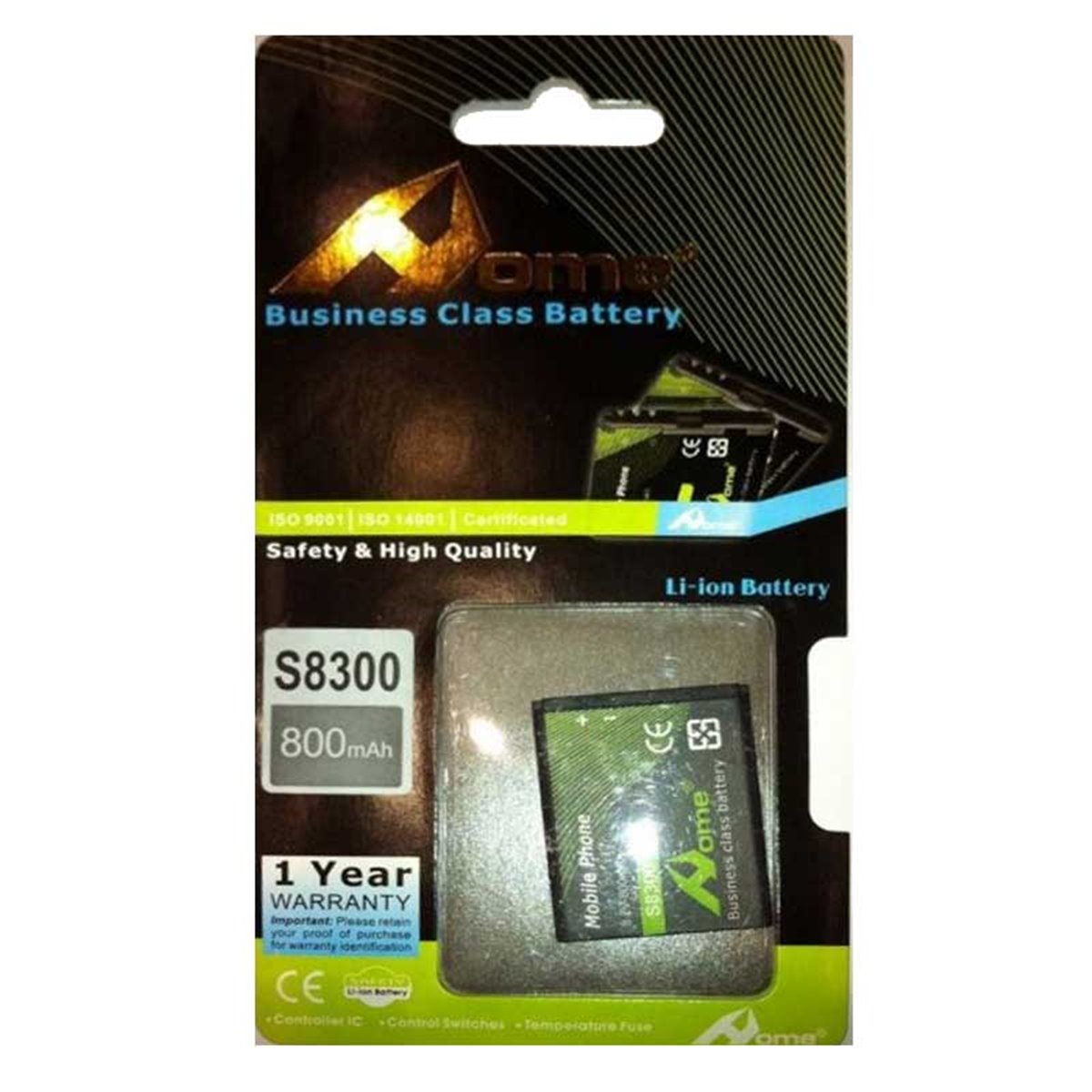 Bateria AB483640BU Samsung GT-S8300 Ultra Touch 800 mAh