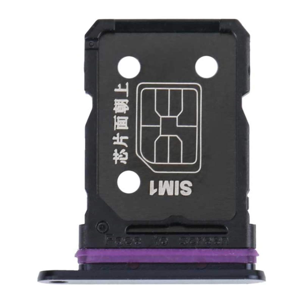 Bandeja Dual SIM Oppo Reno 8 Pro 5G / Reno 8 Pro Plus Negro