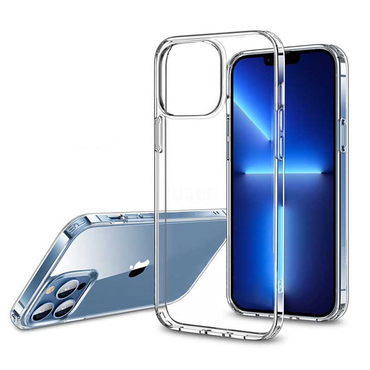 Funda protectora silicona transparente iPhone 15 pro 