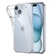 Funda protectora silicona transparente iPhone 15 Plus