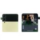 Pantalla externa + tapa blanco (crema) original Samsung Galaxy Z Flip 3 5G F711B Service Pack 