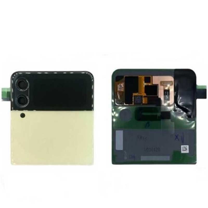 Pantalla externa + tapa blanco (crema) original Samsung Galaxy Z Flip 3 5G F711B Service Pack 