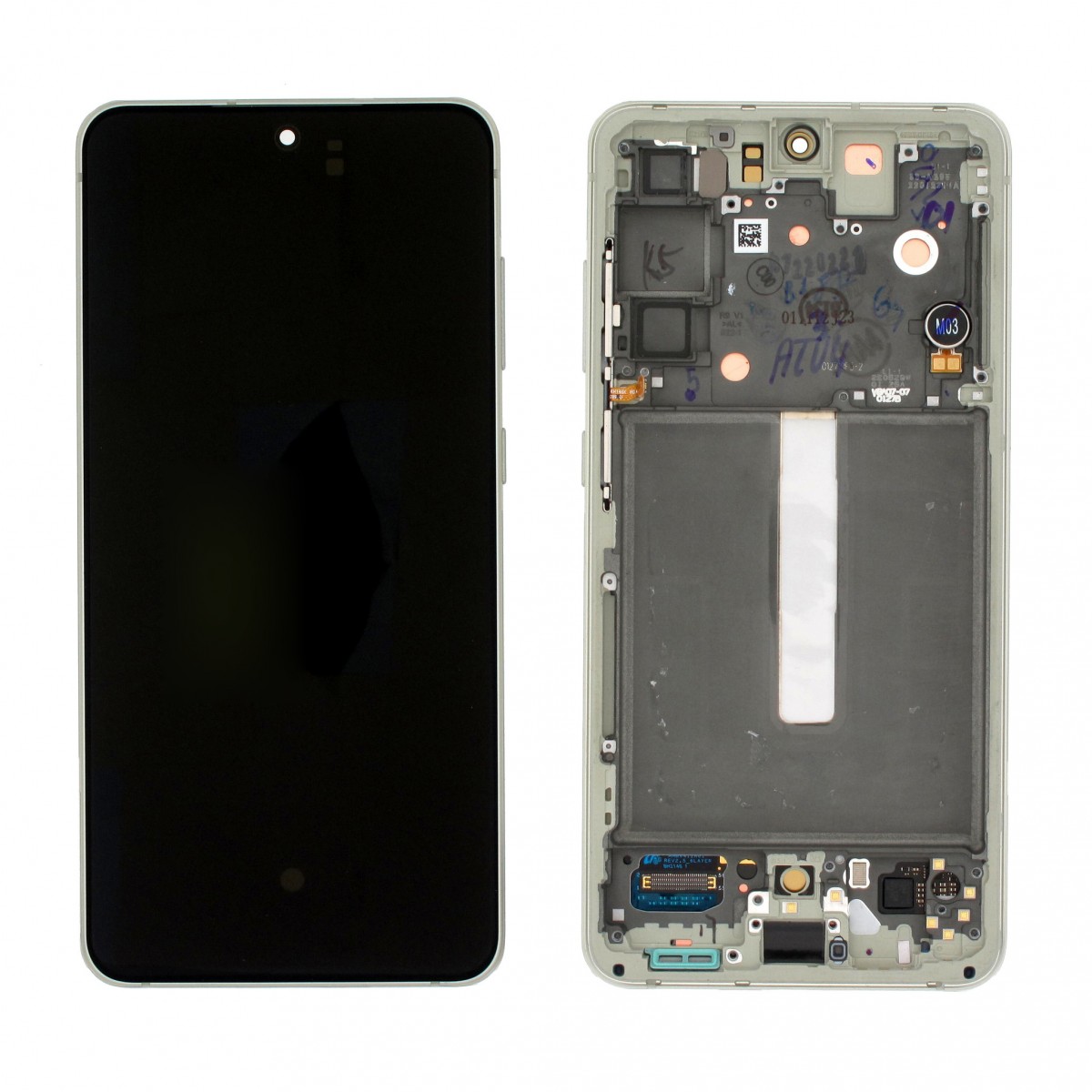 Pantalla completa original con marco Samsung Galaxy S21 FE G990B Verde