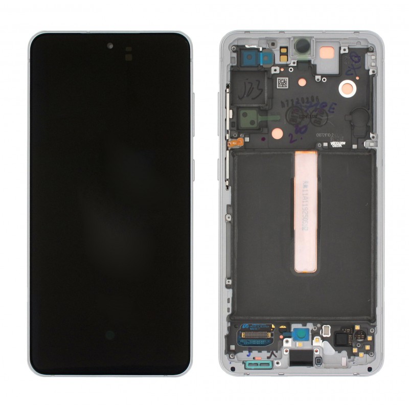 Pantalla completa original con marco Samsung Galaxy S21 FE G990B Blanco