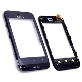 Pantalla tactil con marco Sony Xperia Tipo ST21i digitalizador Negro