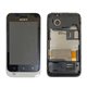Pantalla Sony Xperia Tipo ST21i completa con marco y chasis (blanco)