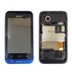 Pantalla Sony Xperia Tipo ST21i completa con marco y chasis (azul)