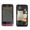Pantalla Sony Xperia Tipo ST21i completa con marco y chasis (rojo)