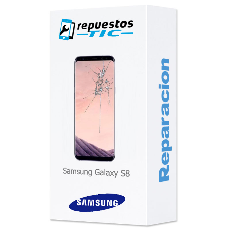 Cambio pantalla Samsung Galaxy S8 G950F original Service Pack Violeta