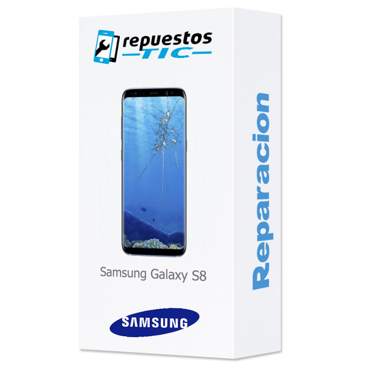 Cambio pantalla Samsung Galaxy S8 G950F original Service Pack Azul
