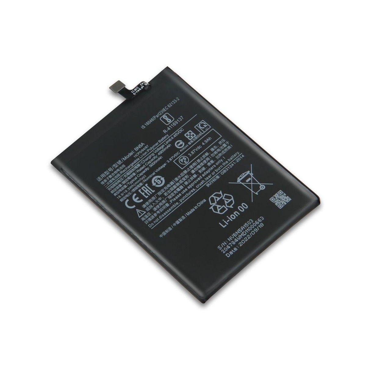 Bateria Xiaomi Redmi Note 10 5G BN5A